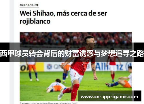 西甲球员转会背后的财富诱惑与梦想追寻之路 西甲球员转会背后的财富诱惑与梦想追寻之路